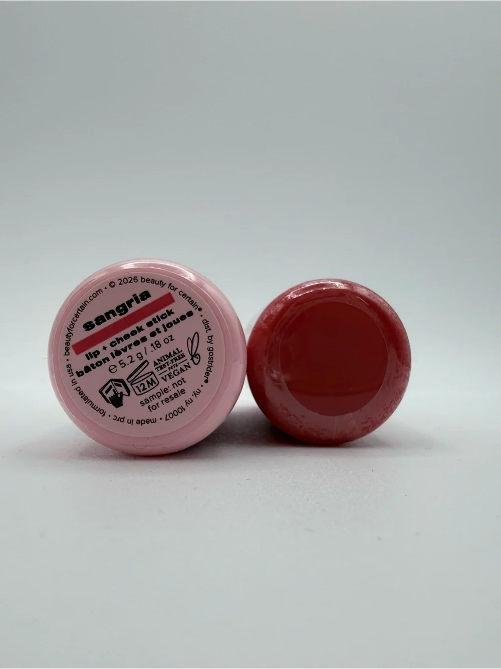 Beauty For Certain Lip + Cheek Stick Bundle • Sangria 🍓 + Magenta (Milk)